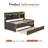 Wood Captain Bed With Trundle,Drawers-476885517-476885512
