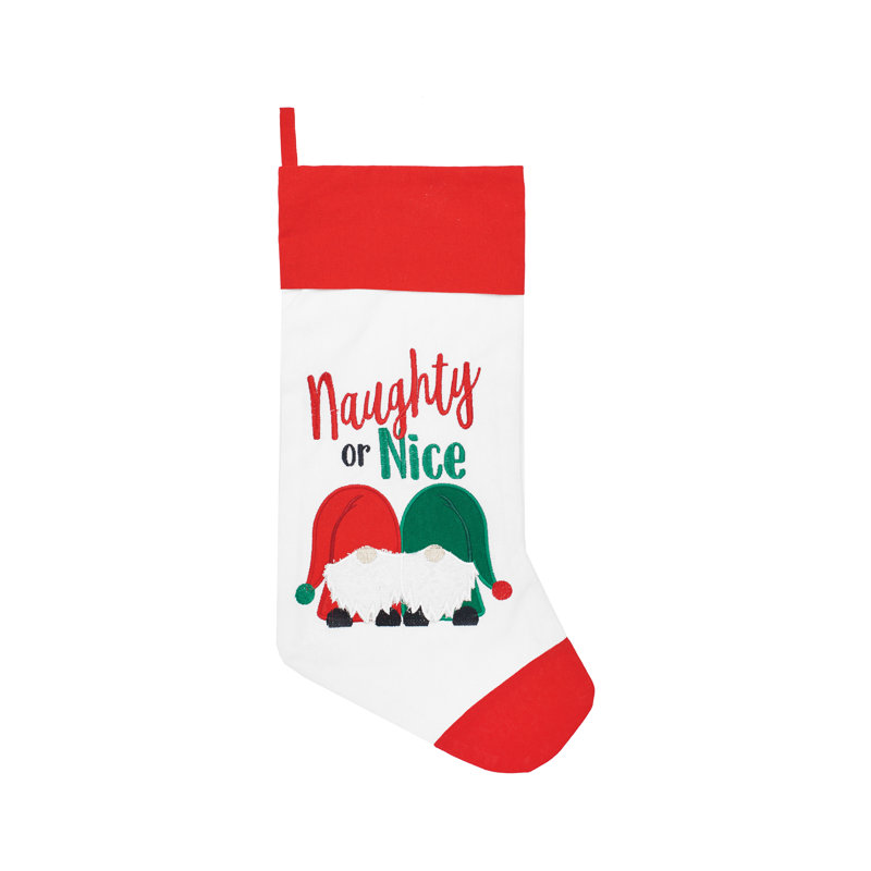 Chaussette gnome Naughty Or Nice