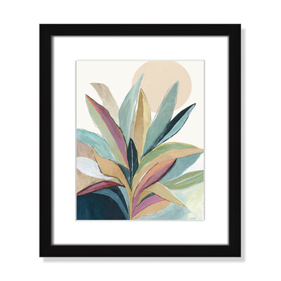 Sherbrooke Sunny Bright Leaves I by Asia Jensen Print
