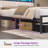 Tryston Queen Bed Frame With Led Lights & 2 Storage Drawers, White-1925215924-1879529344