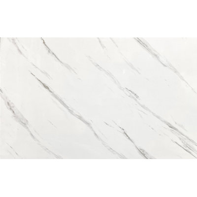 2 panneaux muraux de décoration en marbre blanc Ppf / 2 pièces (2 panneaux)