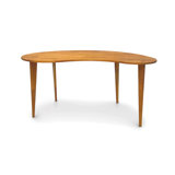 Sage Kidney Desk With Wood Legs
