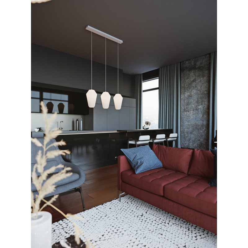 Luminaire suspendu triple Hullinger