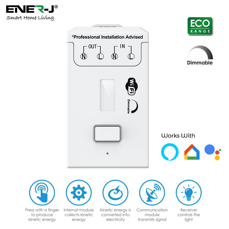 ENERJ Dimmable + Wi-Fi 150W Receiver ECO RANGE