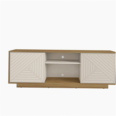 Techni Mobili modern TV cabinet, suitable for 70-inch TVs, oak color