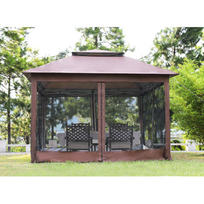 10.6 Ft. W x 10.6 Ft. D Aluminum Pop-Up Gazebo