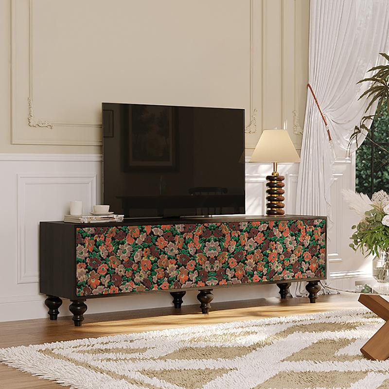 Meuble télé américain avec pieds