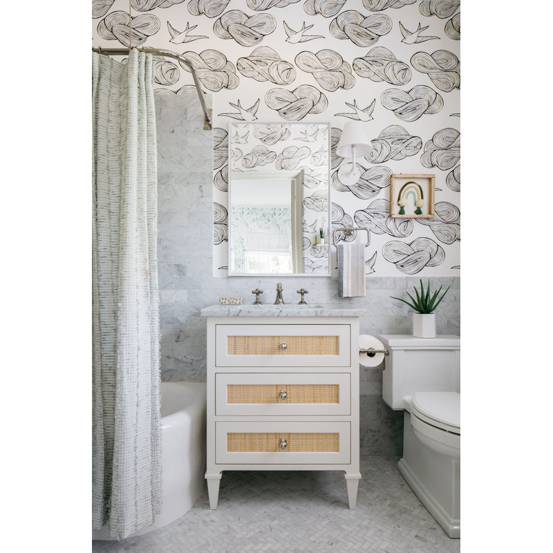 Soft Off White Linen Shade Dimmable Wall Sconce by Mark D. Sikes