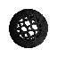 Grille d'aération 5,5 po Tudor Mushroom, ronde 4 po, fonte d'aluminium, VR100-109263581