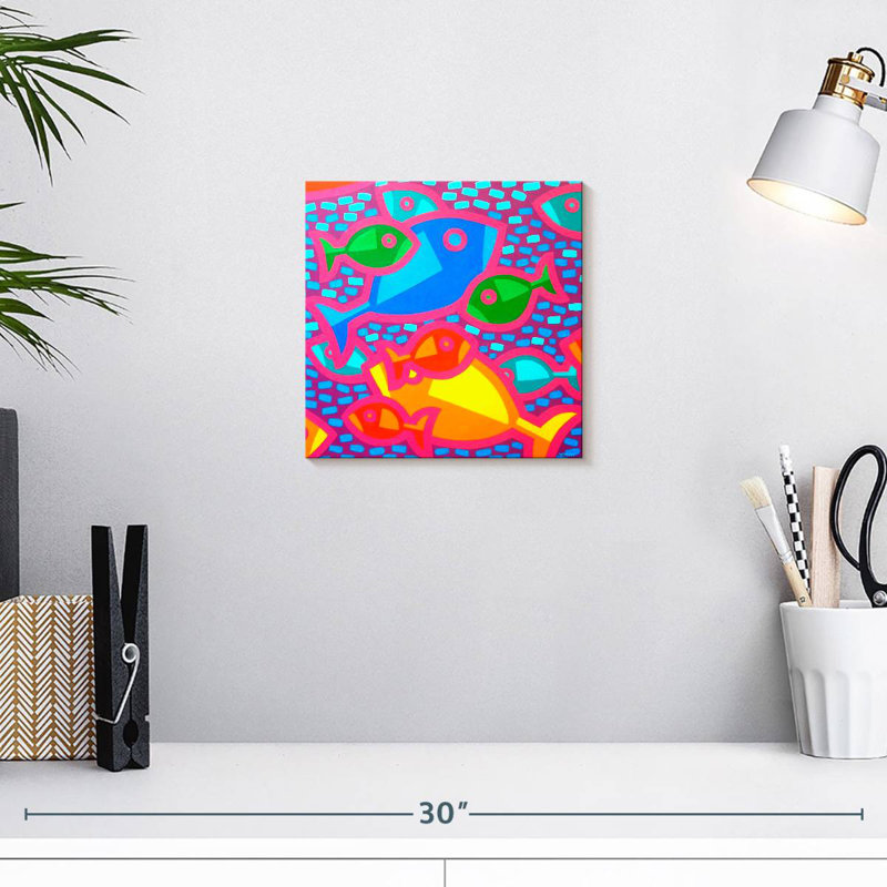 Brampt Funky Fish, 10" H x 10" W