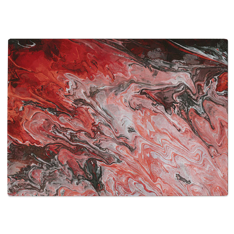 Tempered Glass Storm Chopping Board, 39 cm W x 28.5 cm L