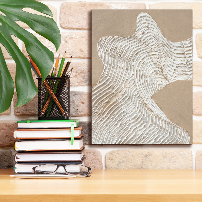 «Raw Shape 3» par Design Fabrikken, art mural sur toile, H 16 po x l 12 po