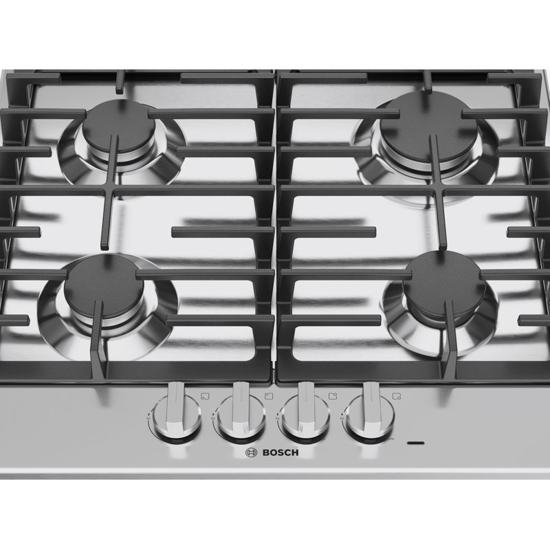 500 Series,24' Gas Cooktop,4 Burner,SS