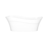 Pescadero 66.75" Freestanding Bathtub with Overflow on Right Side