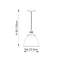 Ziemer 1 - Light Brass Dome Pendant-33765780