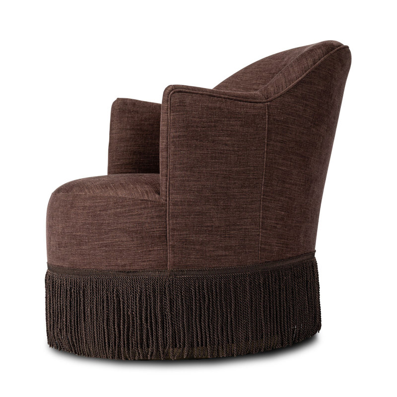 Aurora Fringe Swivel Chair