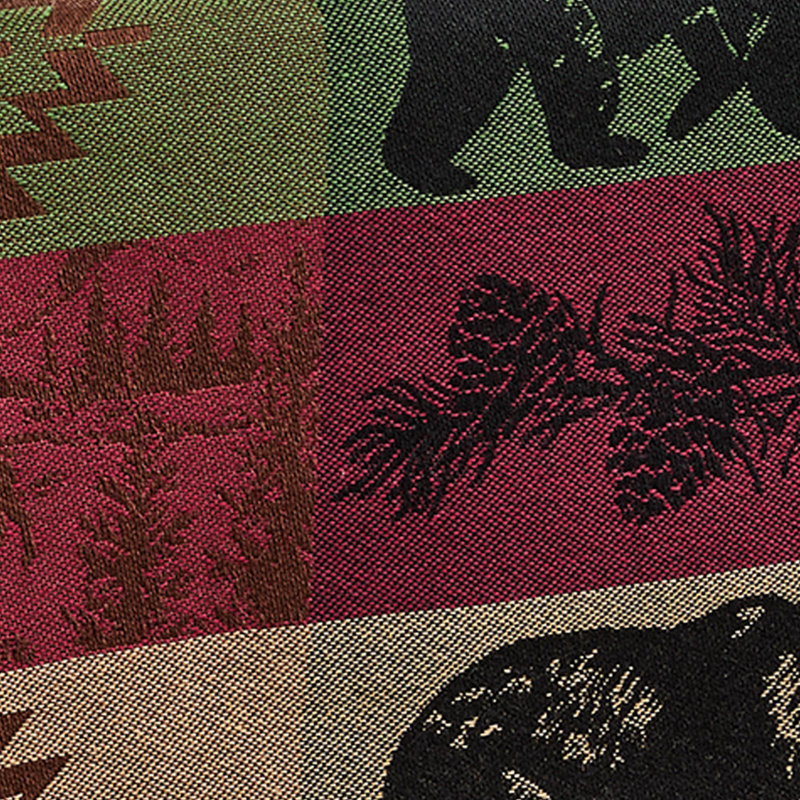 Chemin de table 13 "Pinecones And Trees, L 36 po x l 13 po