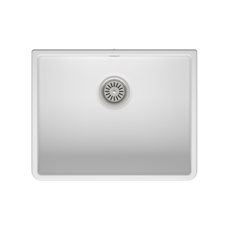 Terralife 475mm W Single Bowl Ceramic Kitchen Sink