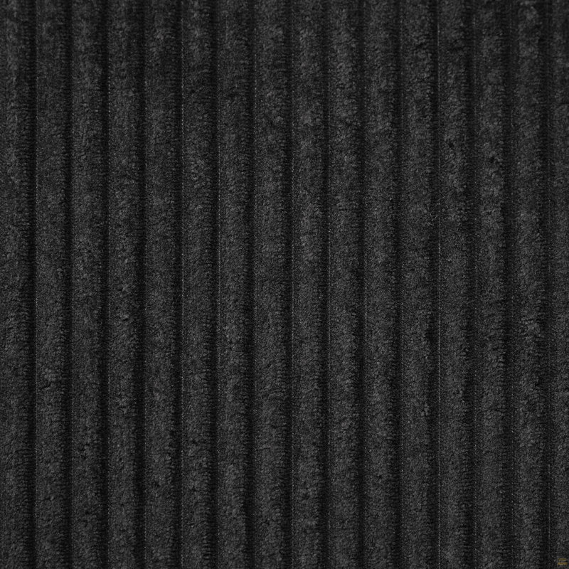 Canapé-lit rembourré avec 4 coussins Modern, Noir