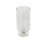 Perry And Grey Glass Round Candle Holder With Elevated Base