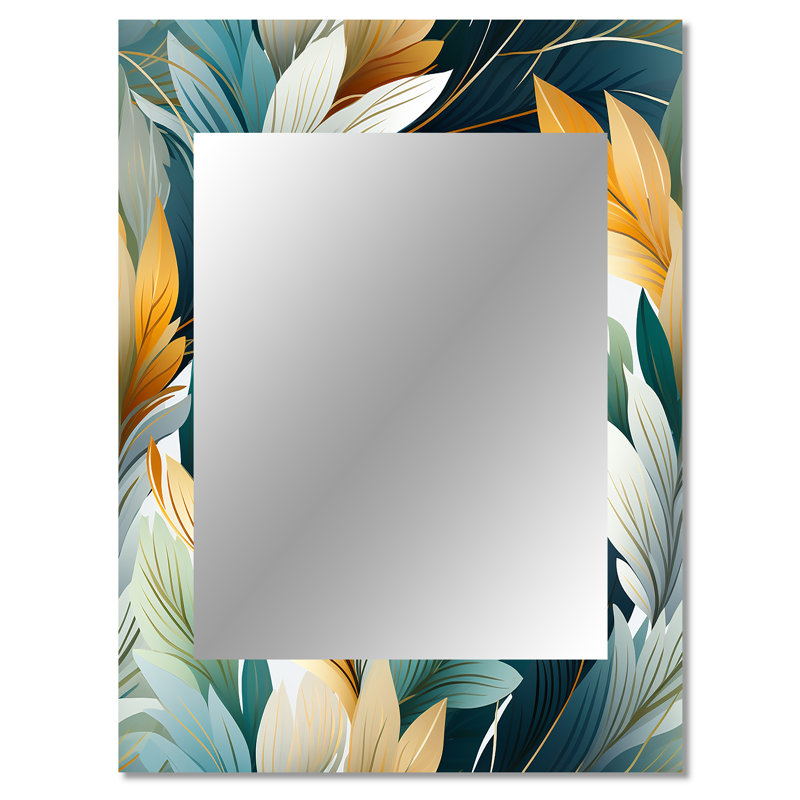 Haylia - Coastal Rectangular Wall Mirror, 40 po x 30 po