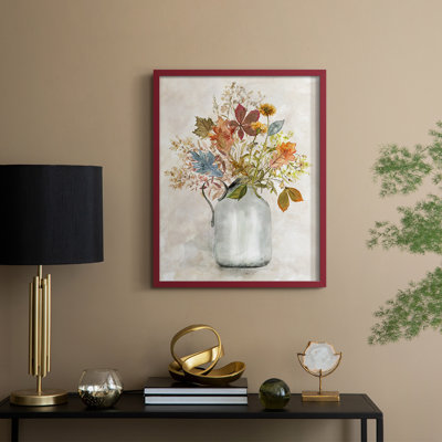 Autumn Bouquet I, reproduction encadrée - bois massif