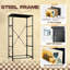 Commode vintage pour la chambre à coucher avec 4 tiroirs de rangement Commode à tiroirs Dreamy