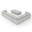 Canapé modulaire avec repose-pieds 8 pièces Minimalist-131635612