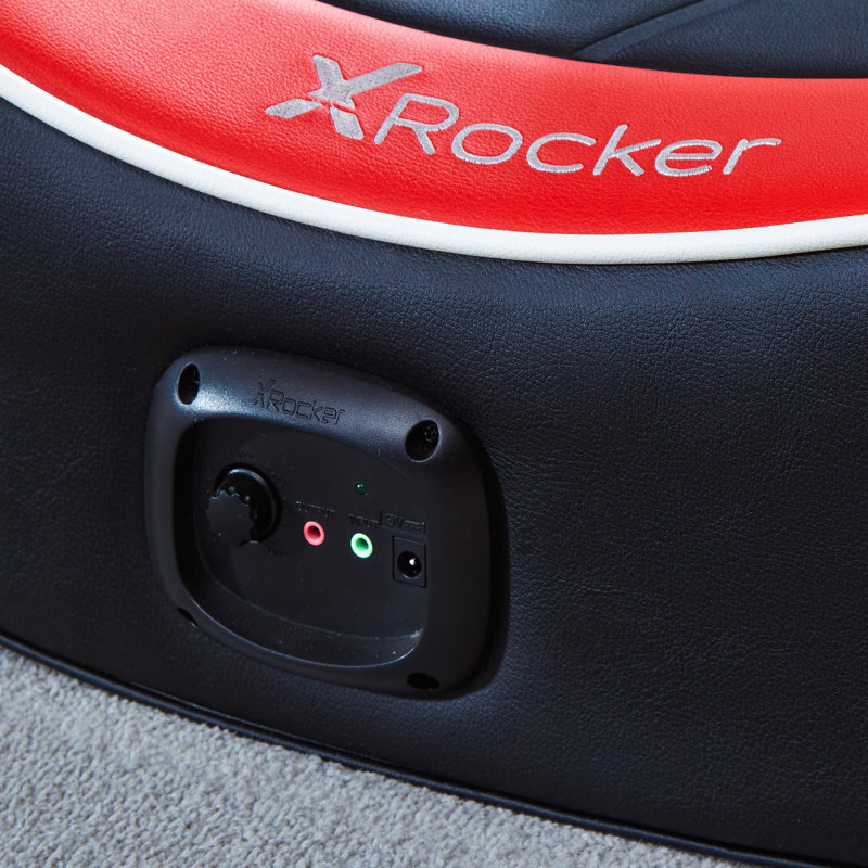 X Rocker Shadow Gaming Chair, Red/Grey