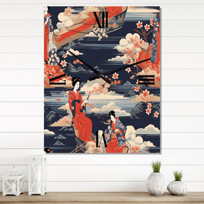 Horloge murale Ukiyo