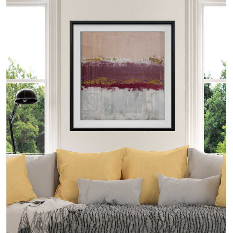 «Springtime in Sedona III», reproduction d'art, H 17,5 po x l 17,5 po x P 1,5 po, Cadre noir