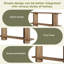 2-Tier Bedside Table,Sofa Table,Console Table,Hallway Table