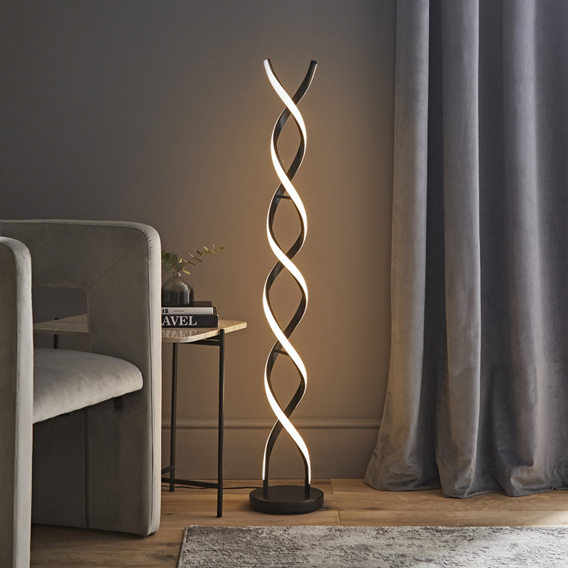 120cm Novelty Floor Lamp, Matte Black