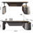 86.6In Large Executive Office Desk With File Cabinet Adjustable Height L Shaped Office Desks For Boss Business Reversible Left/Right Return Boardroom Edition-729878022