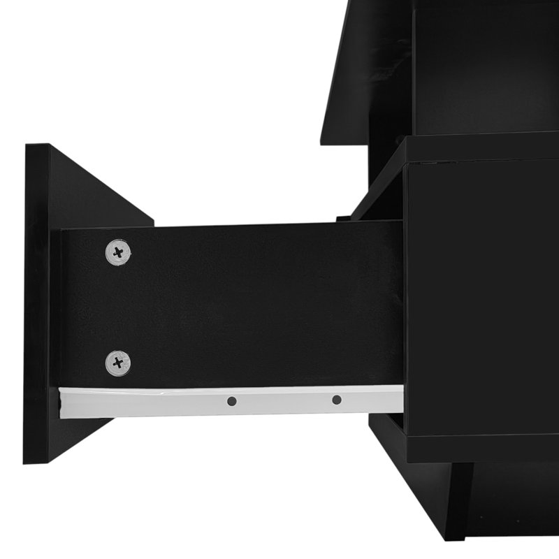 Lift Top Coffee Table with Storage, Black
