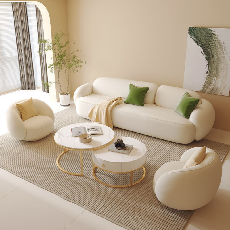 Modern Simple Sofa Coffee Table Combination