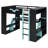 Full Size Wood Loft Bed With Power Outlet & USB/Type-C Ports, Integrated Cable Management, And RGB Light, Blue-167161698