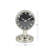 Analog Stainless Steel Mechanical Tabletop Clock-593266154