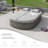 Outdoor Sun Bed Patio 2-Person Daybed-781508465