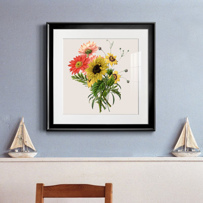 Arrangement de tournesol - peinture encadrée