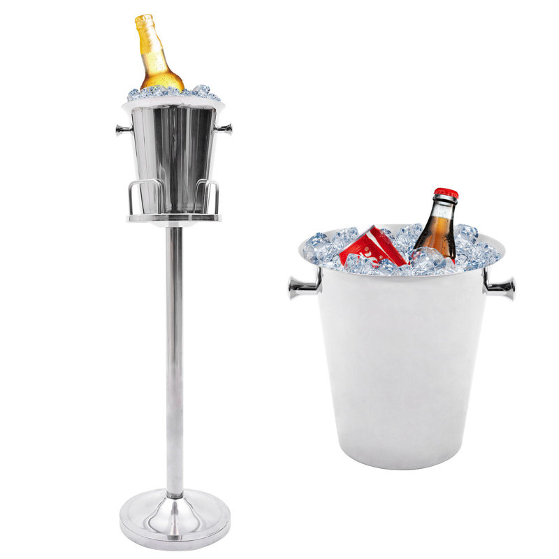 Seau à champagne en acier inoxydable Heddine