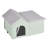 Foldable Cat House With Heated Pad