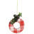 Wreath Holiday Shaped Ornament
