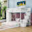 Nyora Twin Over Full Bunk Bed with Built-In Stairs-1136758529