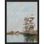 «Watercolor Classic Retro 1800s Ship» sur papier-98299263-98299264