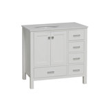 Claudett 36'' Single Bathroom Vanity with Top