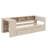Platform Bed Equipped With Shelves, Drawers, Charging Port, And Upholstered Headboard-122099887-122099889