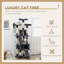 439.42cm H Cat Tree