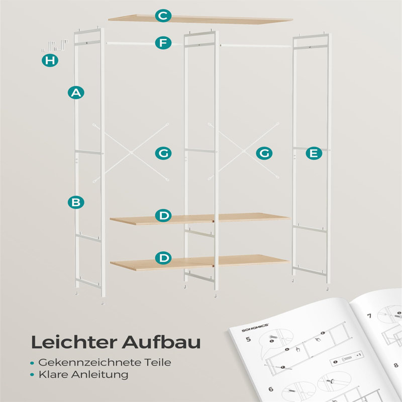 Bonieta 94.5cm Adjustable, Natural Beige