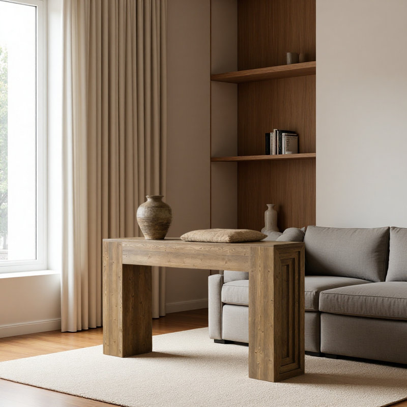 Large-Tabletop Sofa Table,Wooden Hallway Table,Console Table